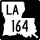 Louisiana Highway 164 marker