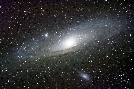Andromeda galaksio, M31.