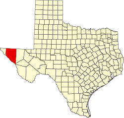 Koartn vo Hudspeth County innahoib vo Texas