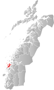 Poziția localității Comuna Dønna
