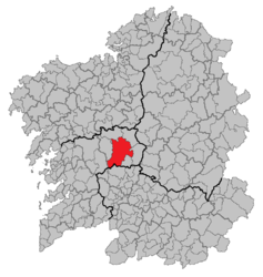 Lalín – Mappa