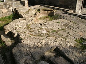 Foundation of a chapel adjacent to the church.
