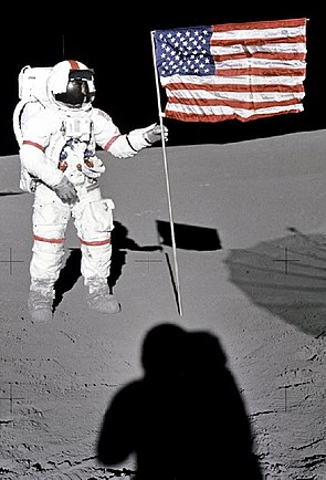 Alan Shepard Kuussa.
