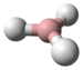 Ball-and-stick model of borane