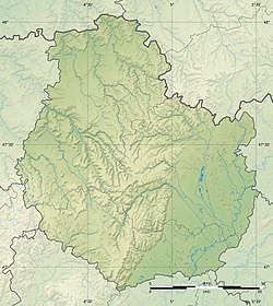 Vidu situon de Autricourt kadre de Côte-d'Or