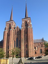 La cathédrale de Roskilde, au Danemark