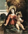 “พระแม่มารีและพระบุตร” ราว ค.ศ. 1525 ดอสโซ ดอสซิ