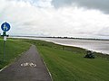 Cycle path near the Eider