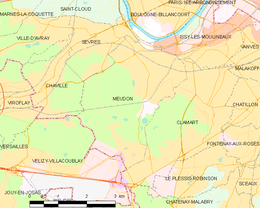 Meudon – Mappa