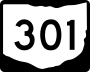 State Route 301 marker