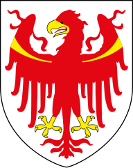 Wappen der heutigen italienischen Autonomen Provinz Bozen – Südtirol