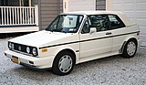 VW Golf I Cabriolet (1992 US model, front)