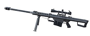 Barrett M82A1: 1 MOA, 1000-1800 meters