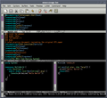 Image 7A screenshot of GNU Emacs 22.0.91.1, from Ubuntu’s emacs-snapshot-gtk package.