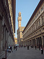 Uffizi a Palazzo Vecchio w starym měsće
