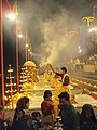 Arti à Varanasi.