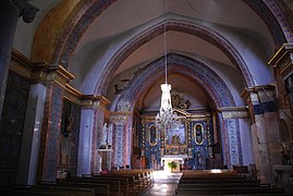 Chœur de l'église de Montbrun-les-Bains.