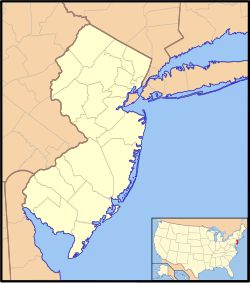 Thành phố Atlantic, New Jersey trên bản đồ New Jersey
