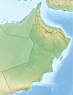 Sohars läge i Oman