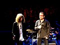 Patti Smith and Bono performing "Instant Karma" at Madison Square Garden, New York, November 21, 2005