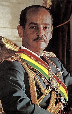 Hugo Banzer Suárez vuonna 1971.