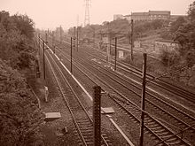 La jonction avec la grande ceinture complémentaire, au voisinage de la gare du Chénay-Gagny.