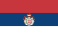 Flaga państwowa Księstwa Serbii z lat 1835–1882