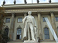 (2) Hermann von Helmholtz statue (1899) before the Humboldt-Universität in Berlin