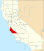 Localização do Condado de Monterey