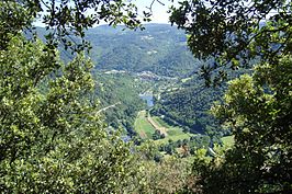 Gezicht op Les Ollières-sur-Eyrieux