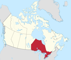 Bản đồ chiếu Ontario