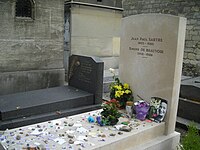 Makam Jean-Paul Sartre dan Simone de Beauvoir