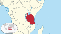 Lokasi Tanzania