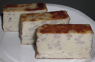 Tōfu-kasutera (tofu-castella)