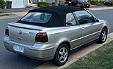 Golf Mk3.5 Cabriolet rear