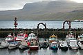 スコットランド、フェロー諸島の漁船