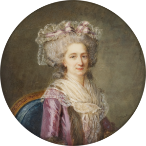 Françoise de Châlus, Narbonneko dukesaren erretratua, 1787, Musée Bomann