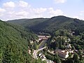 Unterbecken: Staumauer bei Vianden