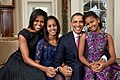 Familieportrett av familien Barack Obama Foto: Pete Souza