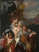 Merkur naroči Kalipso, da izpusti Odiseja, Gerard de Lairesse (1676–1682)