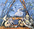 Paul Cézanne - Os grandes banhistas, c. 1906. Museu de Arte da Filadélfia.