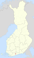 Lage von Tuusula in Finnland
