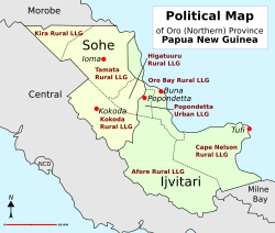 Maakunta jakaantuu kahteen piirikuntaan: Ijivitari ja Sohe.