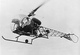 Bell 47, der erste Hubschrauber mit ziviler Zulassung in den USA