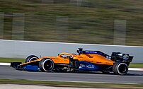 Sainz during pre-season testing.