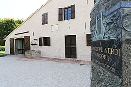 Maison natale de Giuseppe Verdi de Roncole Verdi.