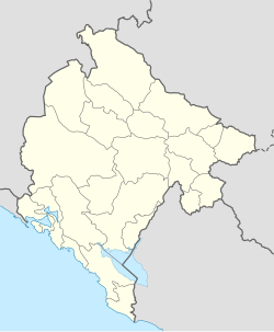 Бабино. Карта розташування: Чорногорія