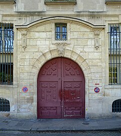 Entrée de l'hôtel particulier.