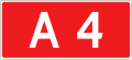 Autostrada A4 shield}}