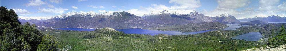 Jezera Moreno i Nahuel Huapi, San Carlos de Bariloche.